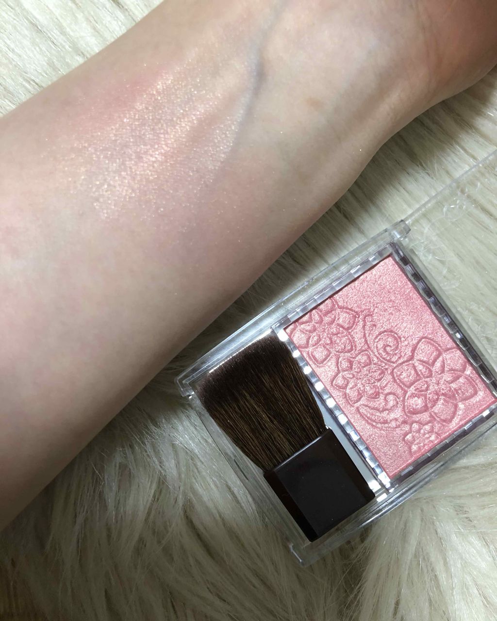 パールグロウチーク/CEZANNE/パウダーチークを使ったクチコミ(2枚目)