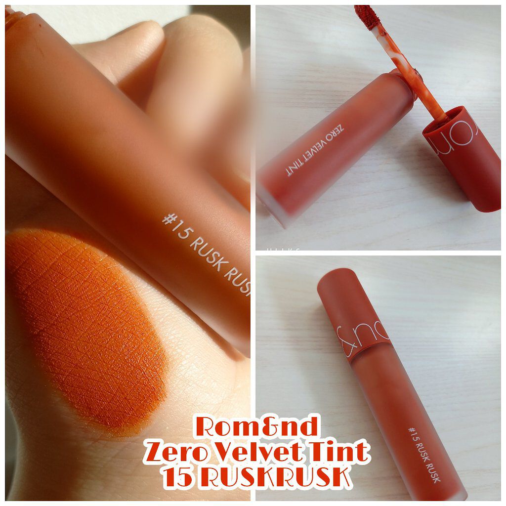 ジューシーラスティングティント/rom&nd/リップティントを使ったクチコミ(2枚目)