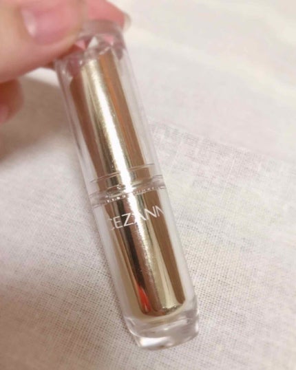 ラスティンググロスリップ/CEZANNE/口紅を使ったクチコミ(3枚目)