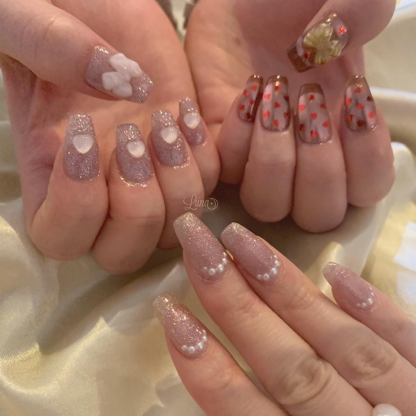 Iuna. Mizuki on LIPS 「.Valentine🍫おそろいにしてくださいました♡♡#nai..」(4枚目)