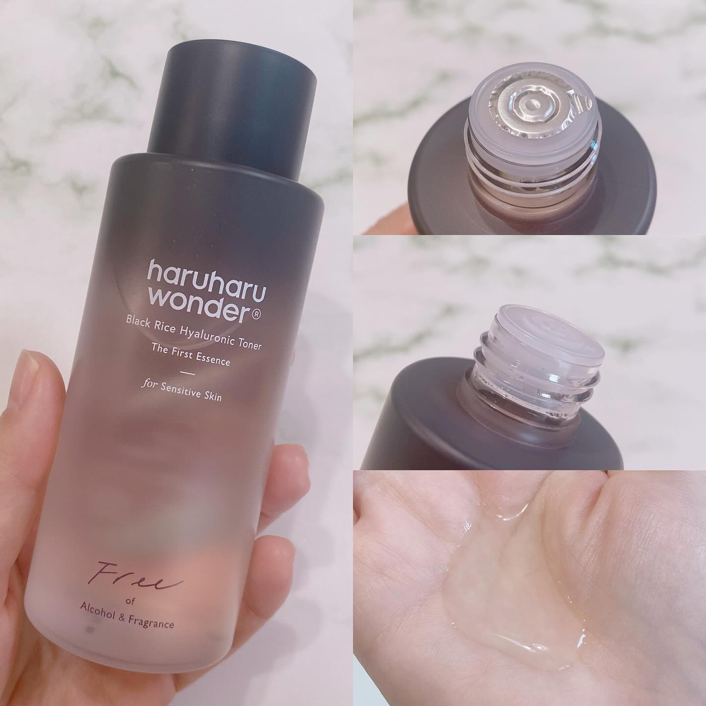 ブラックライス ヒアルロニックトナー/haruharu wonder/化粧水を使ったクチコミ（2枚目）
