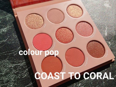 Coast to Coral/ColourPop/アイシャドウパレットを使ったクチコミ（1枚目）