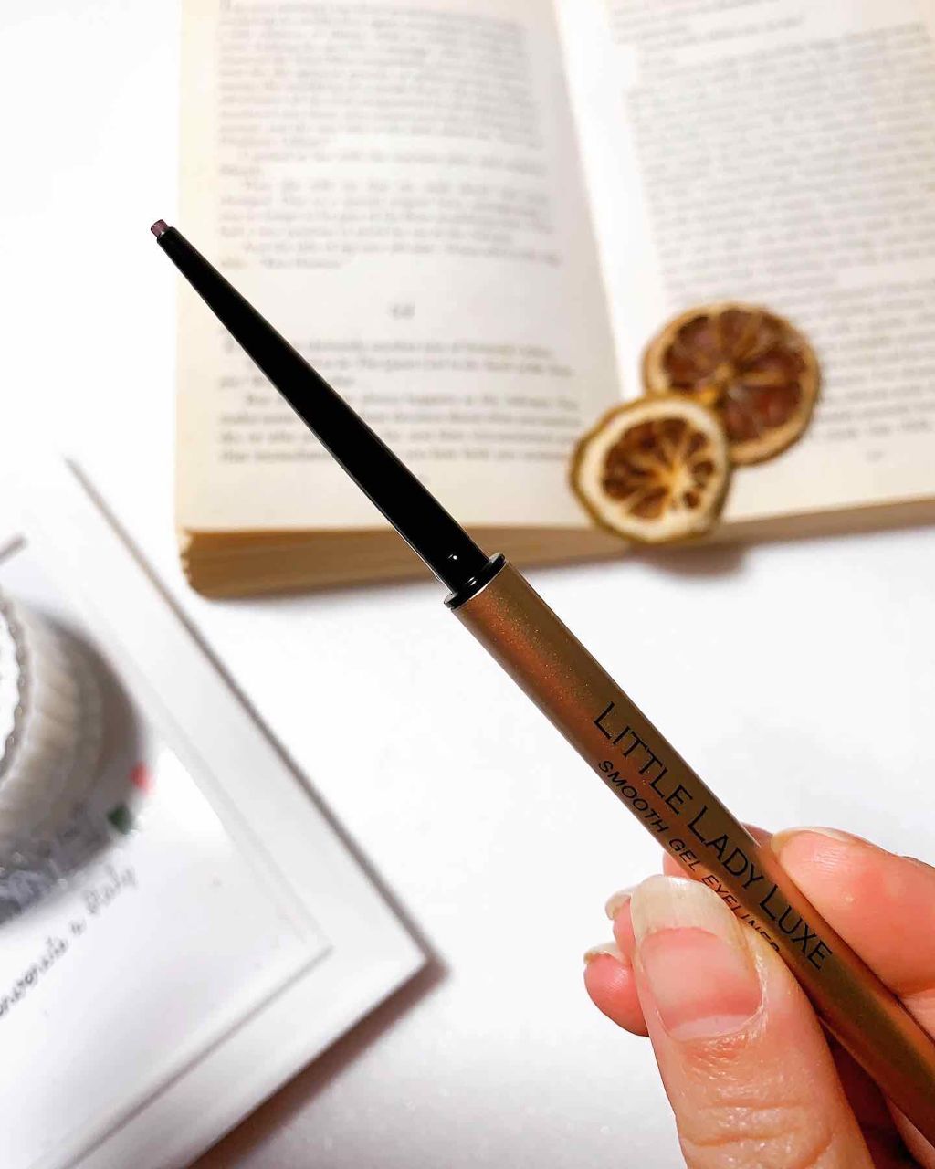 スムースジェルアイライナー/リトルレディ リュクス/ジェルアイライナーを使ったクチコミ(4枚目)