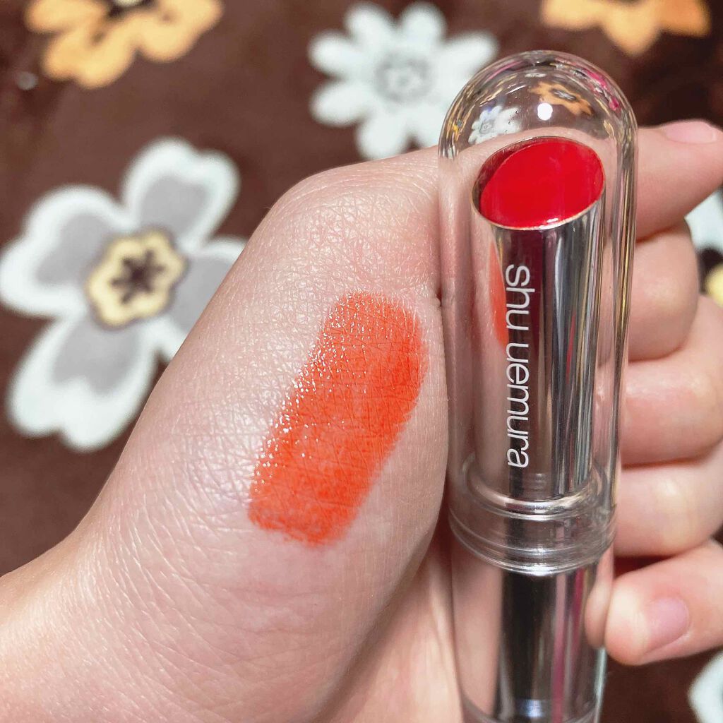 ルージュ アンリミテッド ラッカーシャイン/shu uemura/口紅を使ったクチコミ（1枚目）