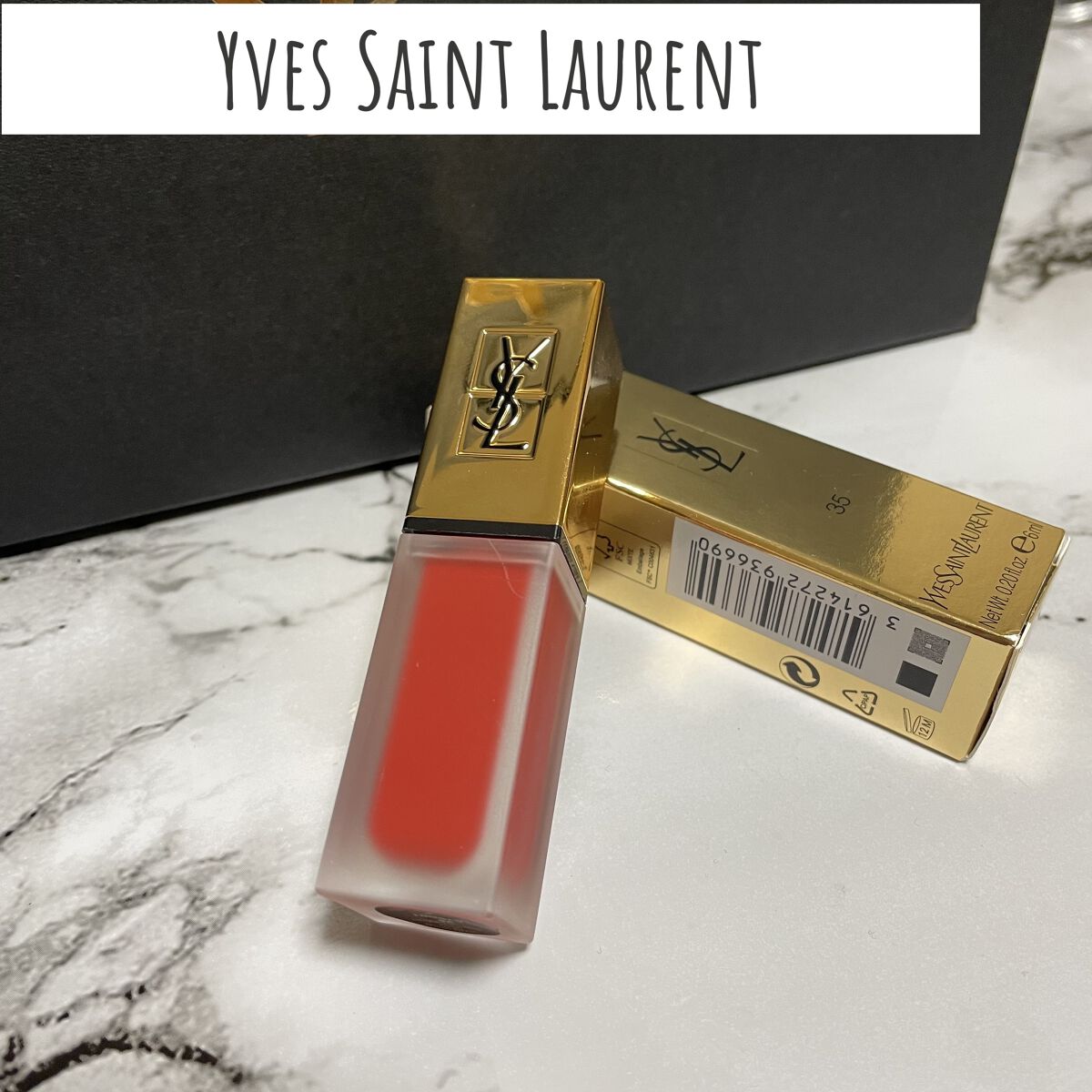 タトワージュ クチュール No.35 ルージュ ディバージェント/YVES SAINT LAURENT BEAUTE/口紅を使ったクチコミ（1枚目）