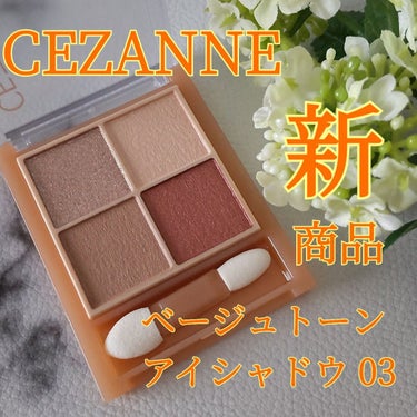 ベージュトーンアイシャドウ/CEZANNE/アイシャドウパレットを使ったクチコミ（1枚目）