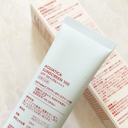 アクアティカサンスクリーン100/Cell Fusion C(セルフュージョンシー)/日焼け止めクリームを使ったクチコミ(2枚目)