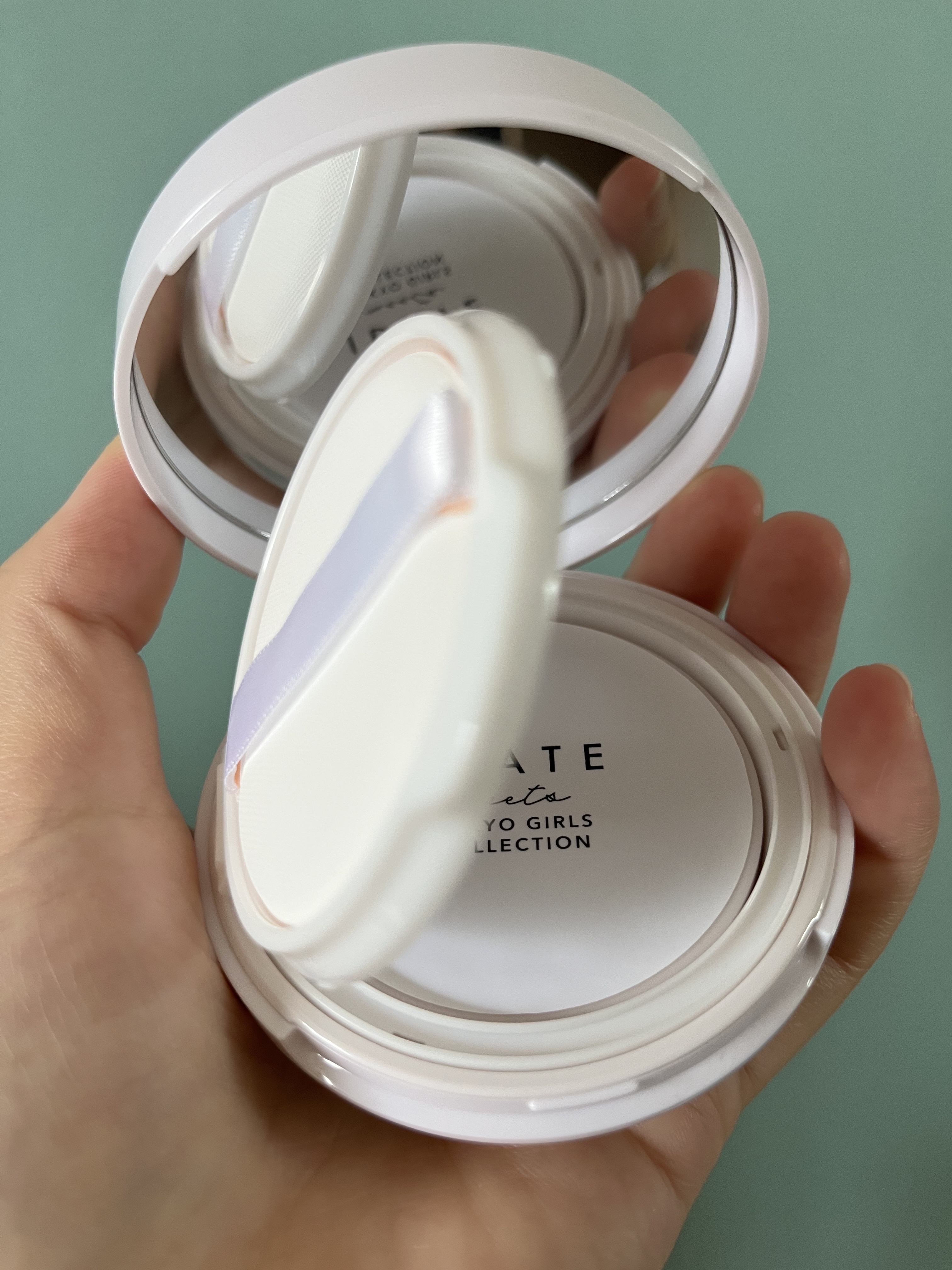 アイデイト クッションファンデーション 01 ピンクベージュ/IDATE/クッションファンデーションを使ったクチコミ（2枚目）