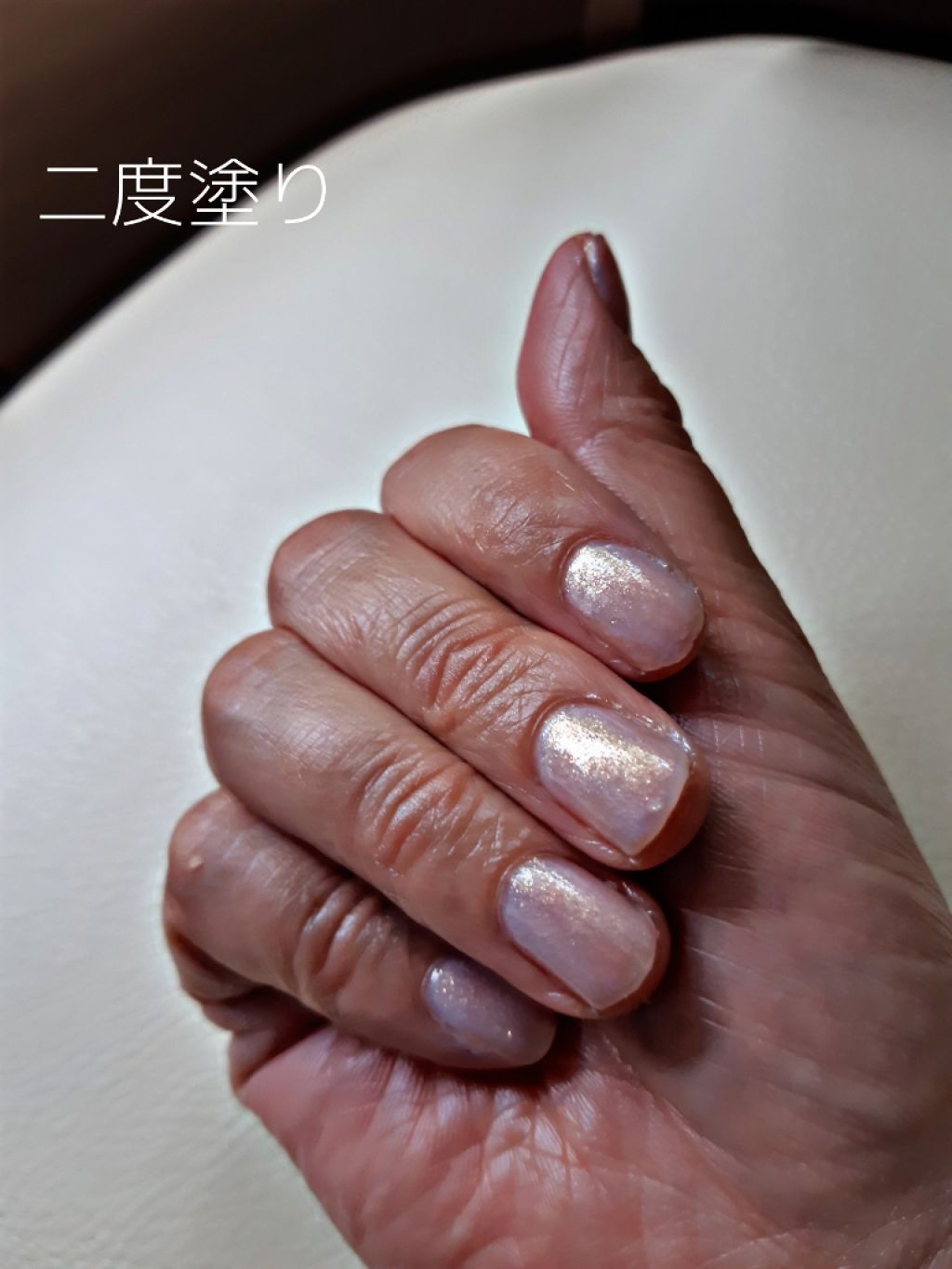 マイメロ ネイル/DAISO/マニキュアを使ったクチコミ（3枚目）