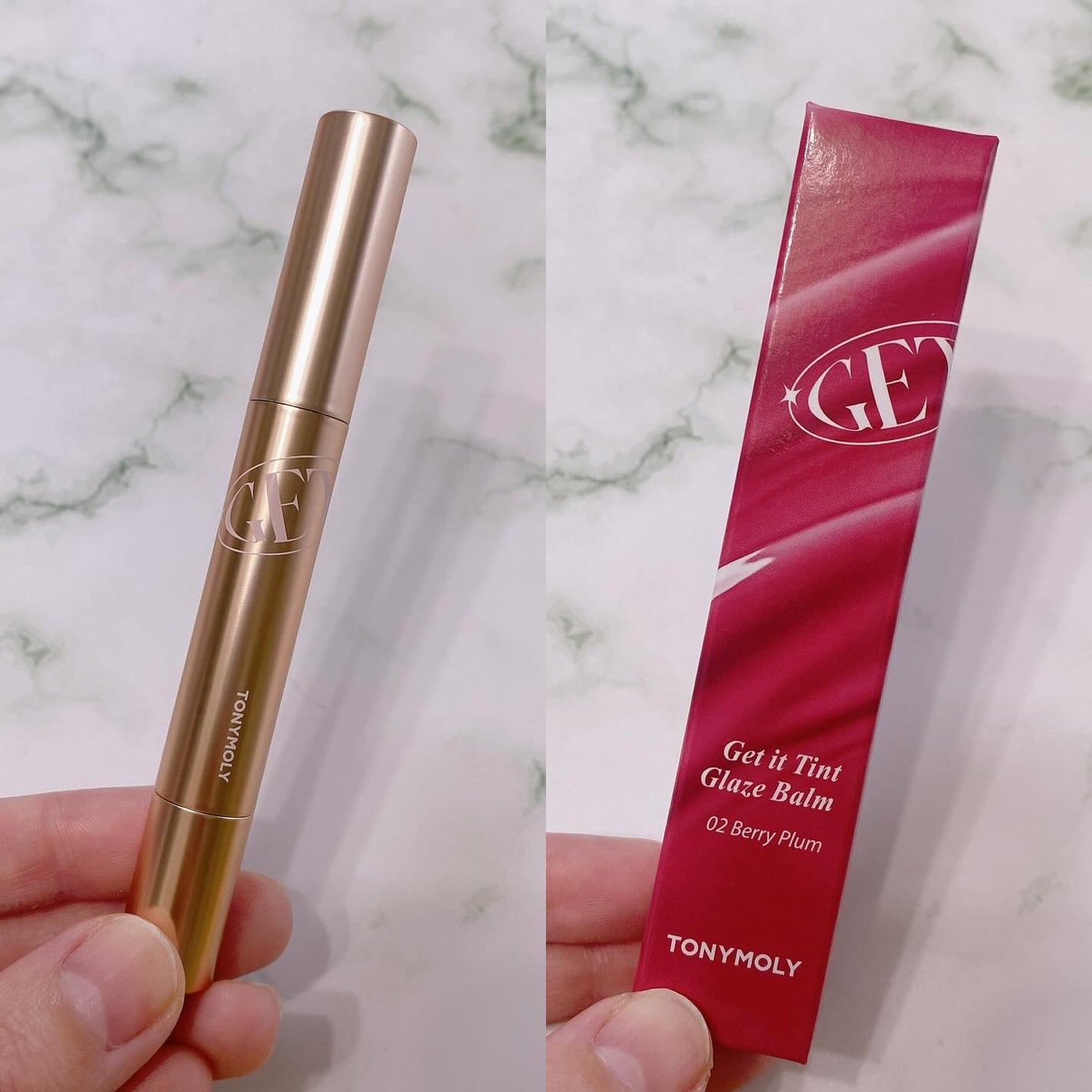 ゲットイットティントグレーズバーム/TONYMOLY/リップティントを使ったクチコミ(2枚目)