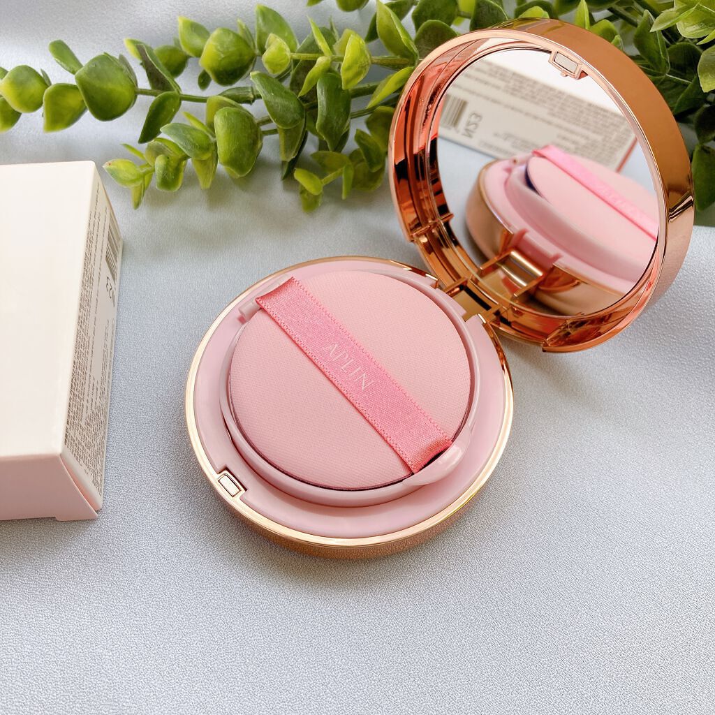 ピンクティーツリーカバークッション/APLIN/クッションファンデーションを使ったクチコミ（3枚目）