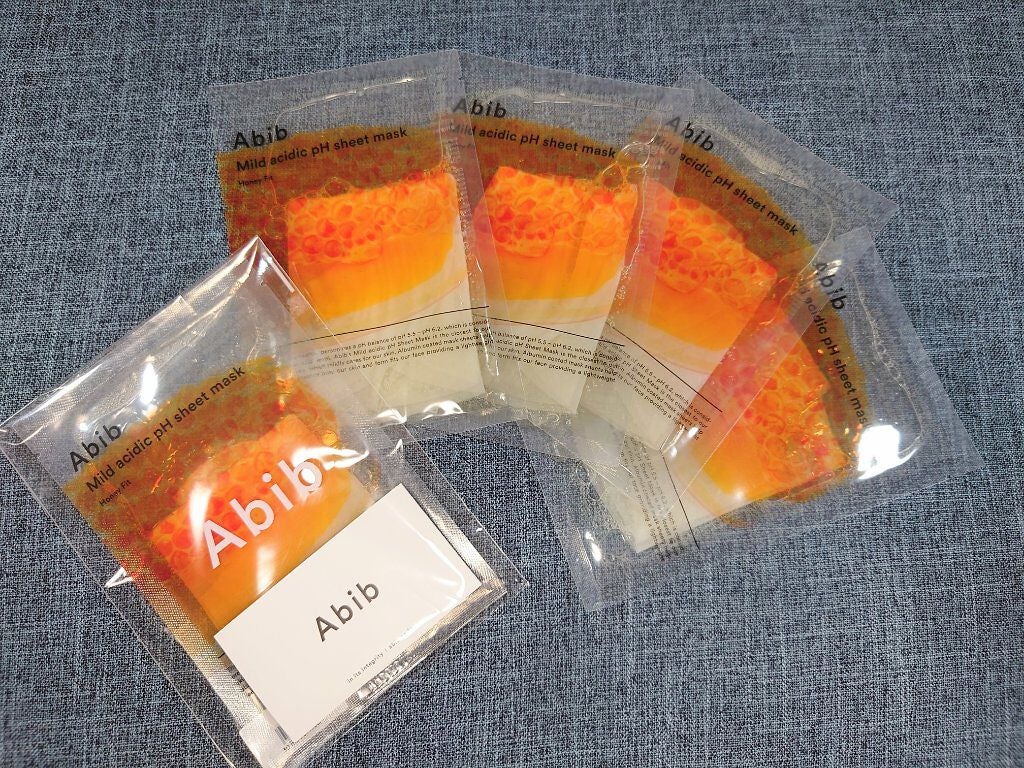 弱酸性pHシートマスク ハニーフィット/Abib /シートマスク・パックを使ったクチコミ(1枚目)