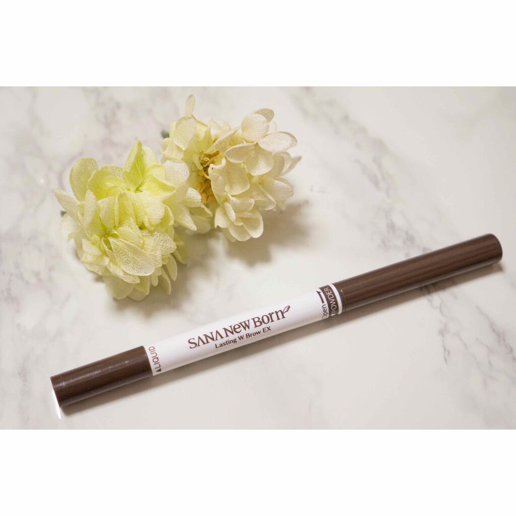 ラスティングWブロウEX N/サナ ニューボーン/リキッドアイブロウを使ったクチコミ(1枚目)