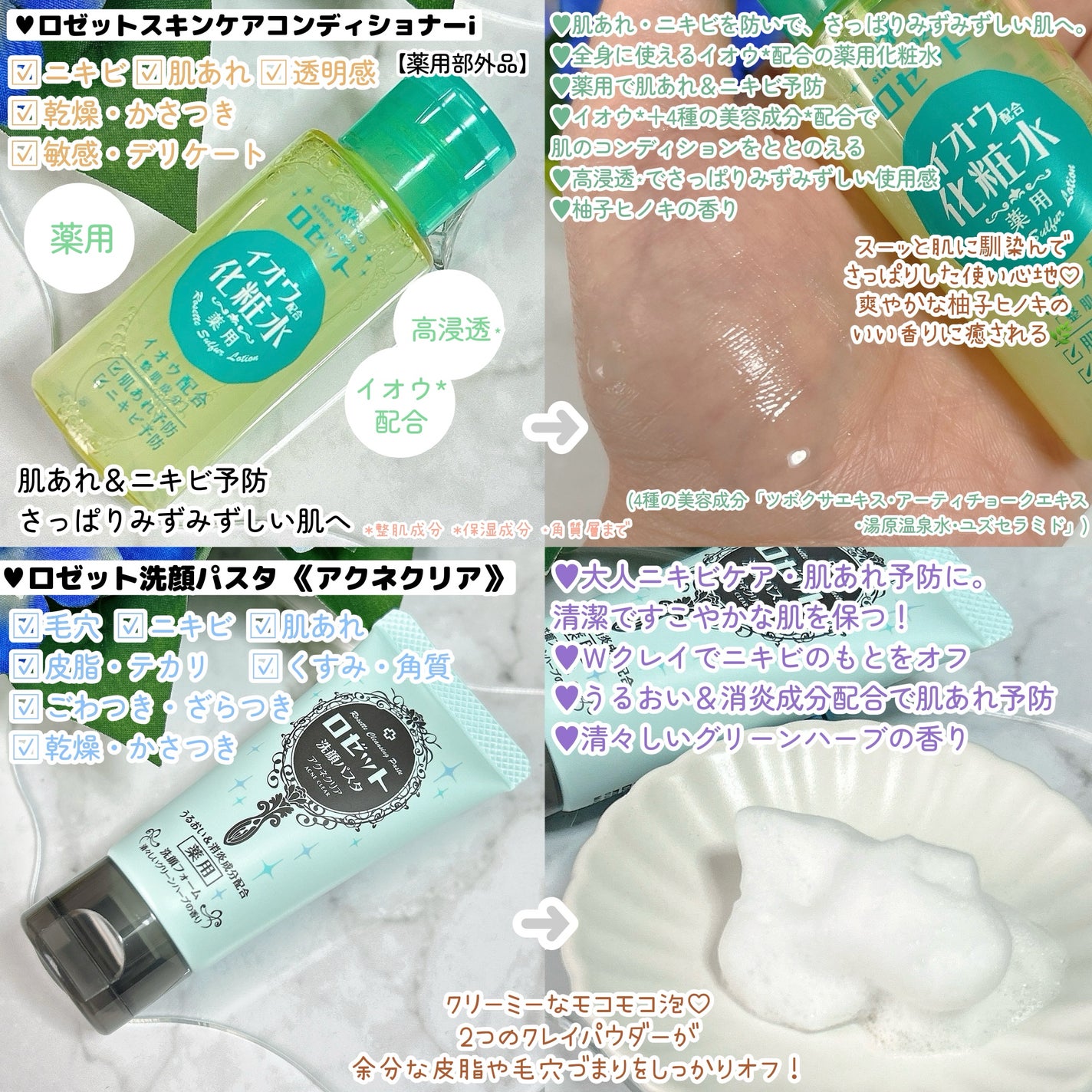 ロゼット洗顔パスタ アクネクリア/ロゼット/洗顔フォームを使ったクチコミ(2枚目)