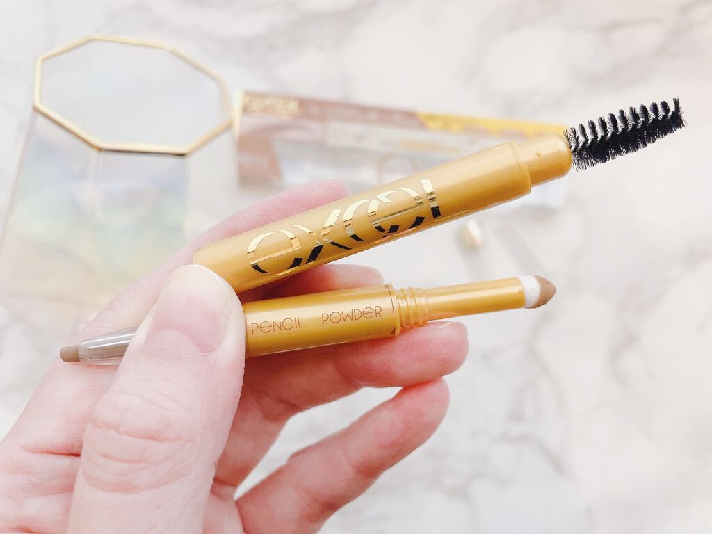 パウダー&ペンシル アイブロウEX/excel/アイブロウペンシルを使ったクチコミ(2枚目)