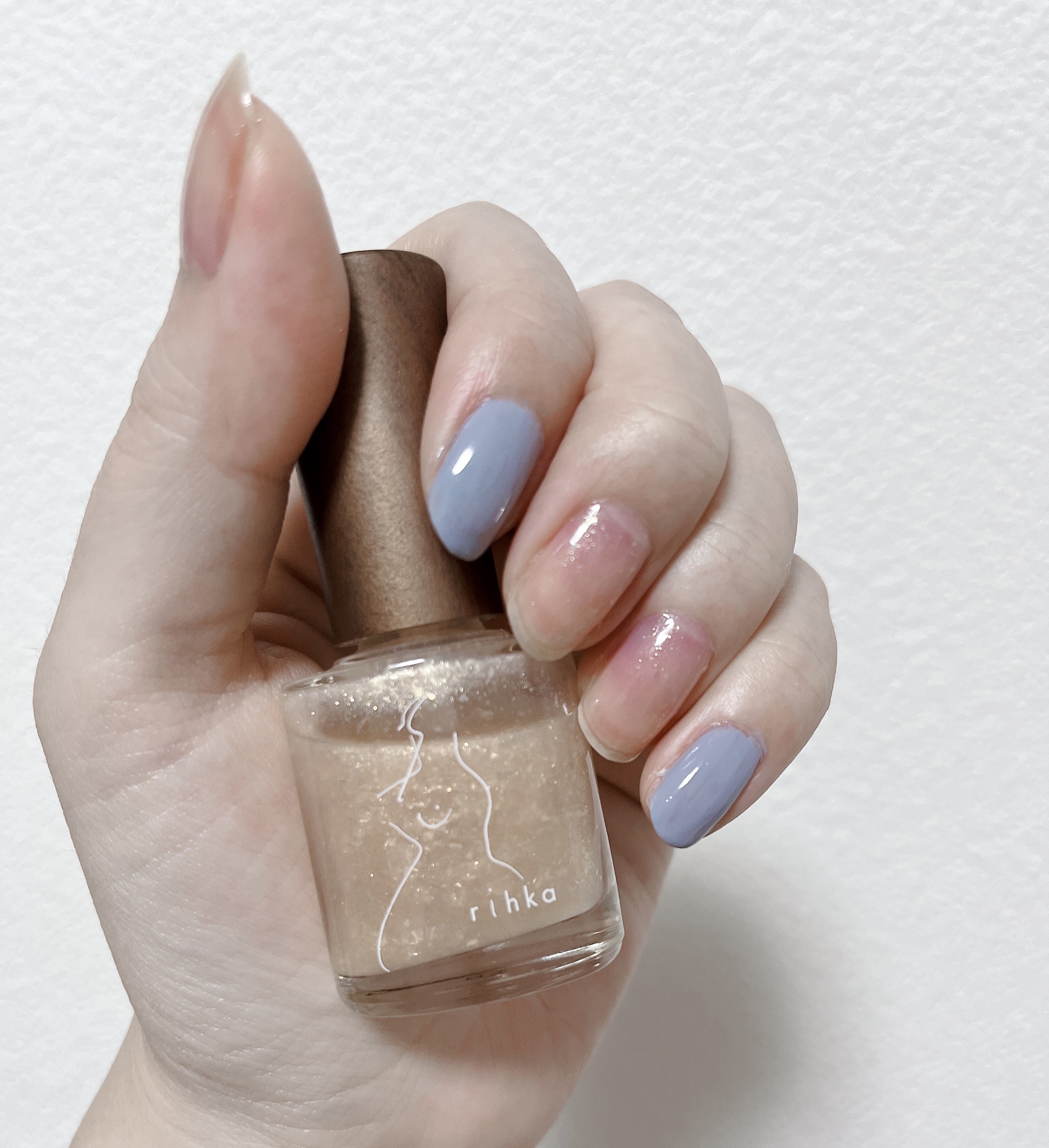 ネイルポリッシュ ベースコート/rihka/マニキュアを使ったクチコミ（2枚目）