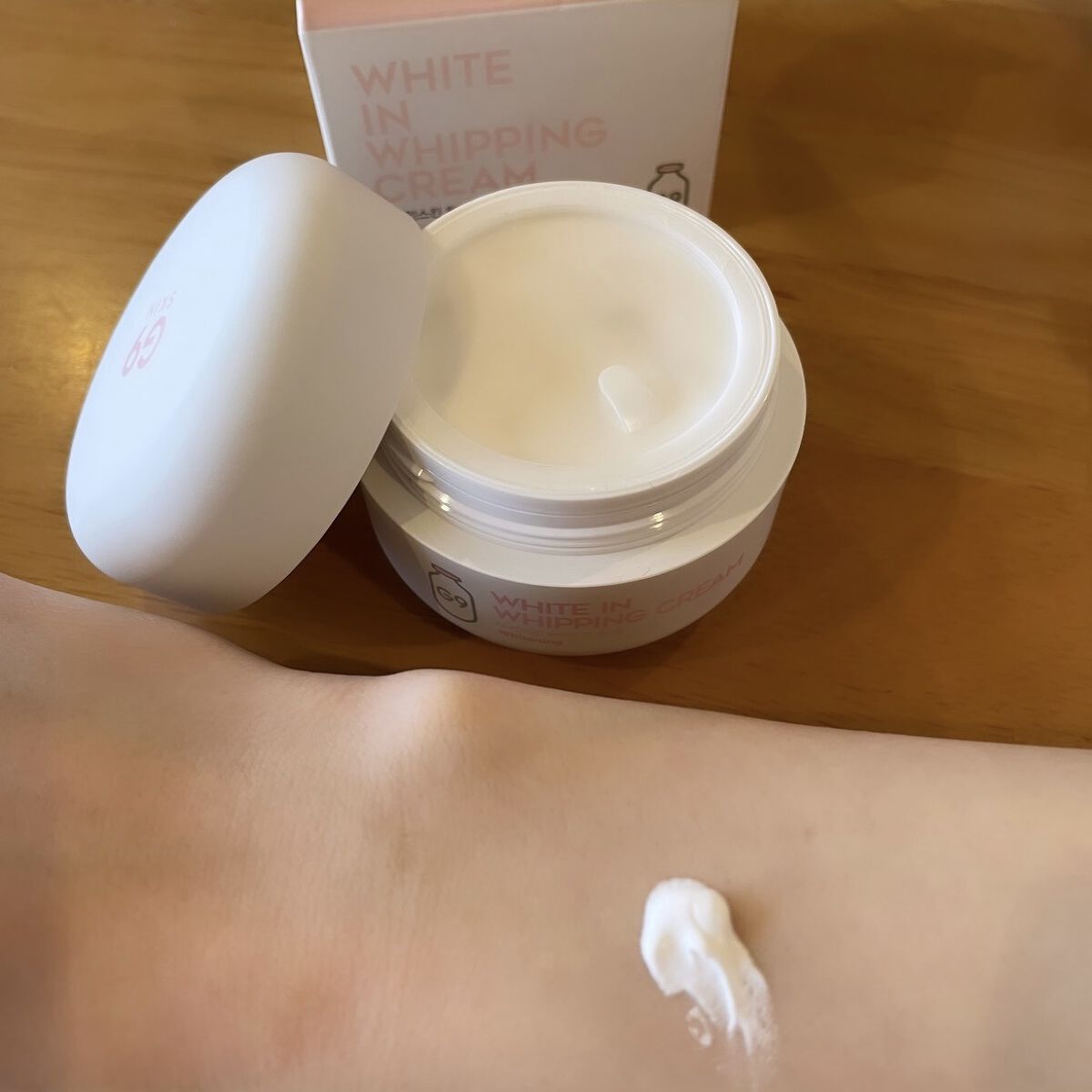 WHITE WHIPPING CREAM(ウユクリーム)/G9SKIN/化粧下地を使ったクチコミ（2枚目）