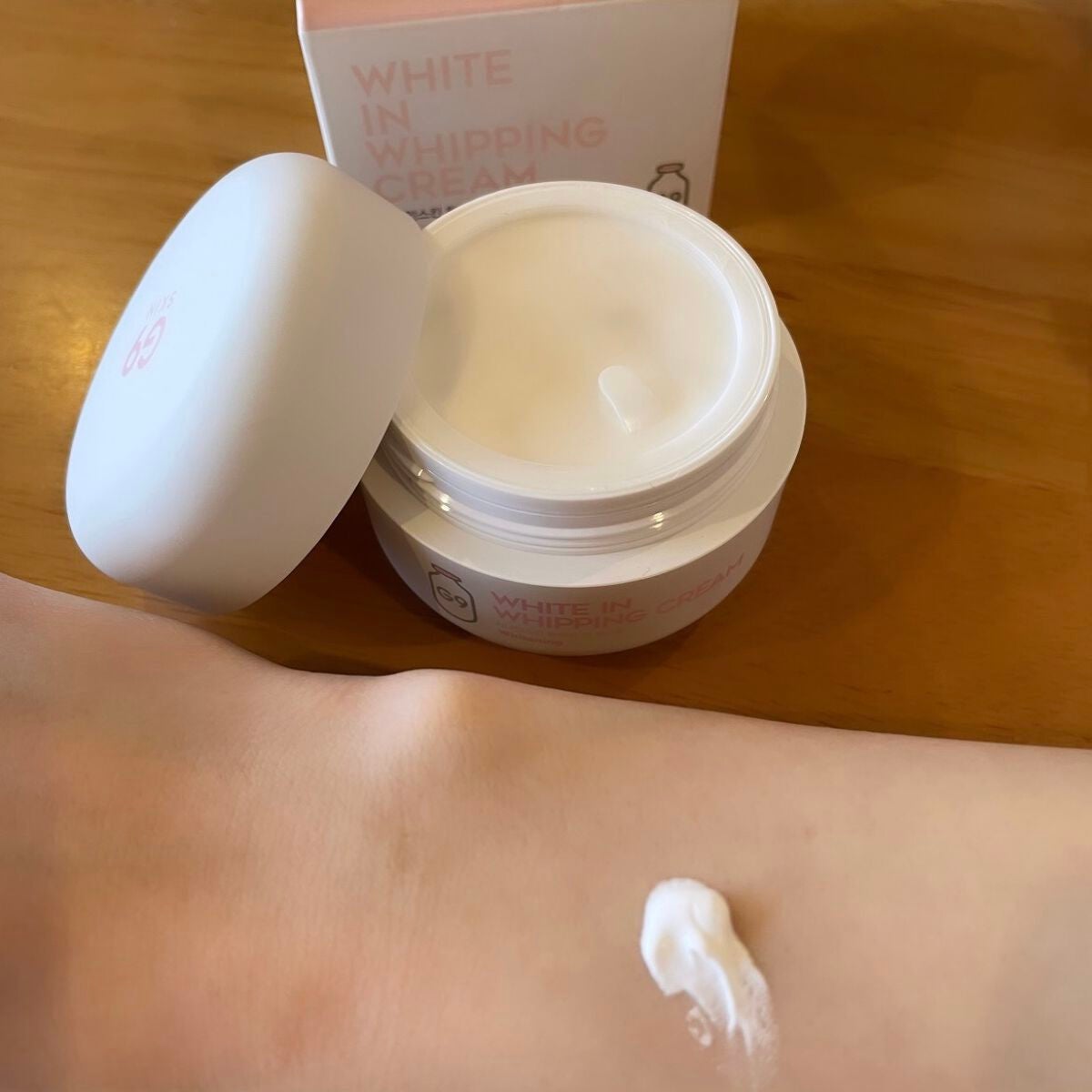 WHITE WHIPPING CREAM(ウユクリーム)/G9SKIN/化粧下地を使ったクチコミ(2枚目)