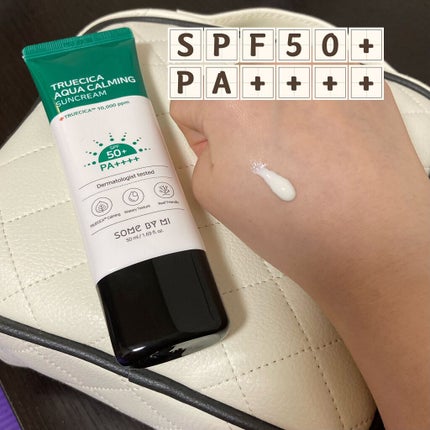 TRUECICA アクアカーミング日焼け止め/SOME BY MI/日焼け止めクリームを使ったクチコミ(2枚目)