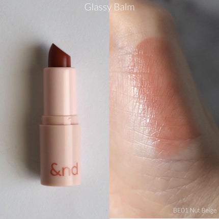 アンドバイロムアンド グラッシーボムティント/&nd by rom&nd/リップティントを使ったクチコミ(5枚目)