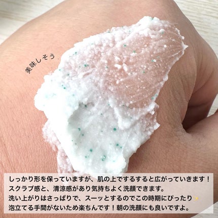 フェイスポリッシャー リフレッシング(ミント)/SABON/スクラブ・ゴマージュを使ったクチコミ(4枚目)