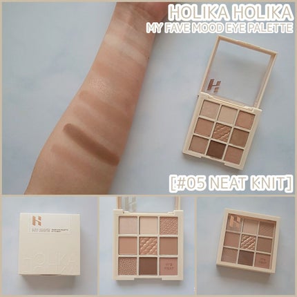 マイフェイブムードアイパレット 9カラー/HOLIKA HOLIKA/アイシャドウパレットを使ったクチコミ(1枚目)