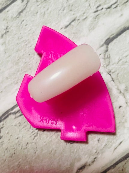 ネイルチップスタンド/Qoo10/ネイル用品を使ったクチコミ(4枚目)