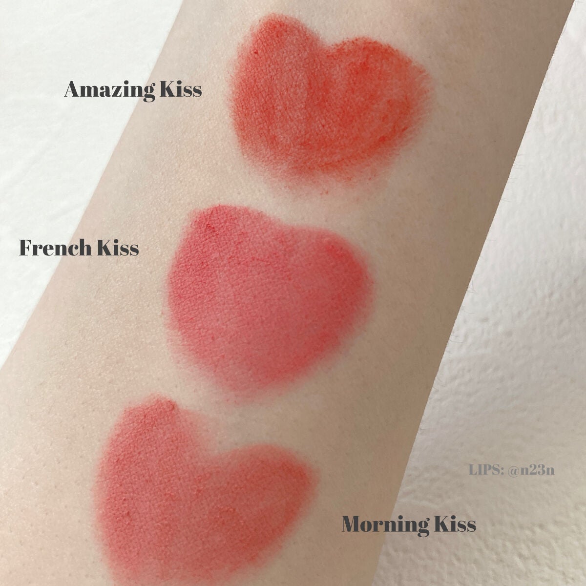 ハートリップスティック キス/Merrymonde/口紅を使ったクチコミ(6枚目)