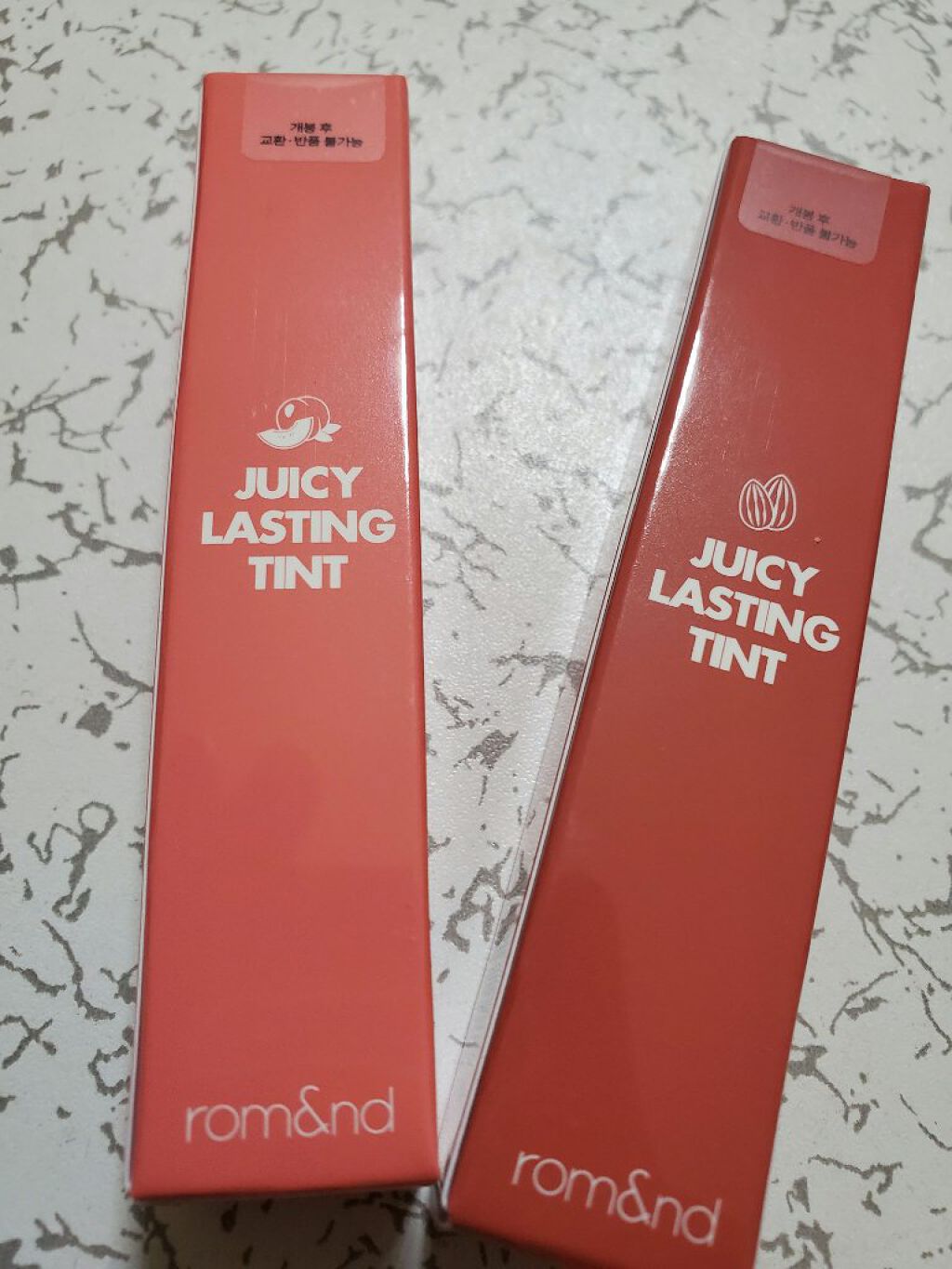 ジューシーラスティングティント/rom&nd/リップティントを使ったクチコミ(2枚目)