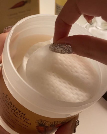 キャロットカロテン カーミングウォーターパッド/SKINFOOD/トナーパッドを使ったクチコミ(7枚目)