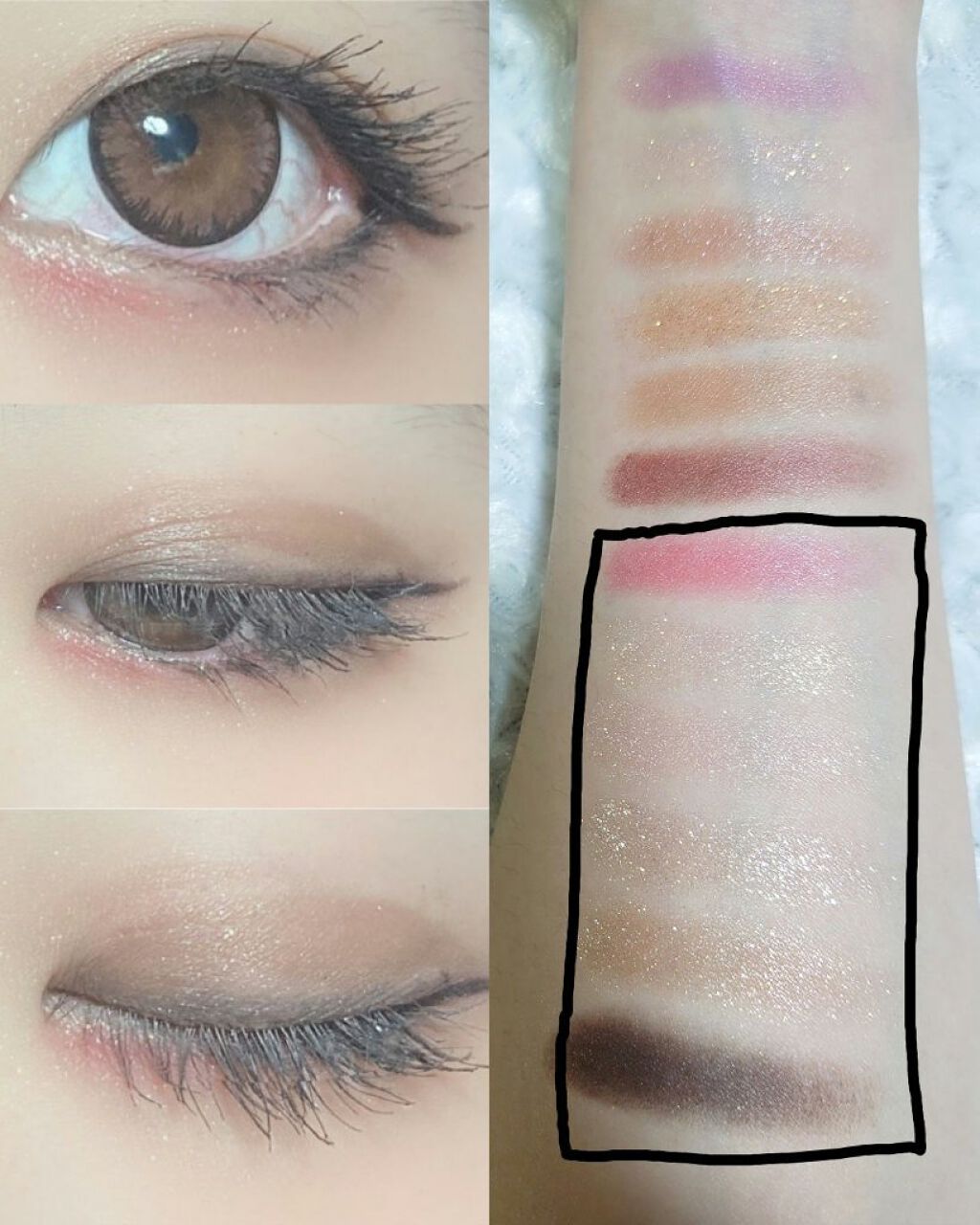 オーラクリエイション/BLEND BERRY/アイシャドウパレットを使ったクチコミ（3枚目）