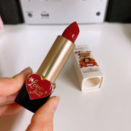 Love Bear マットリップスティック/FlowerKnows/口紅を使ったクチコミ(4枚目)