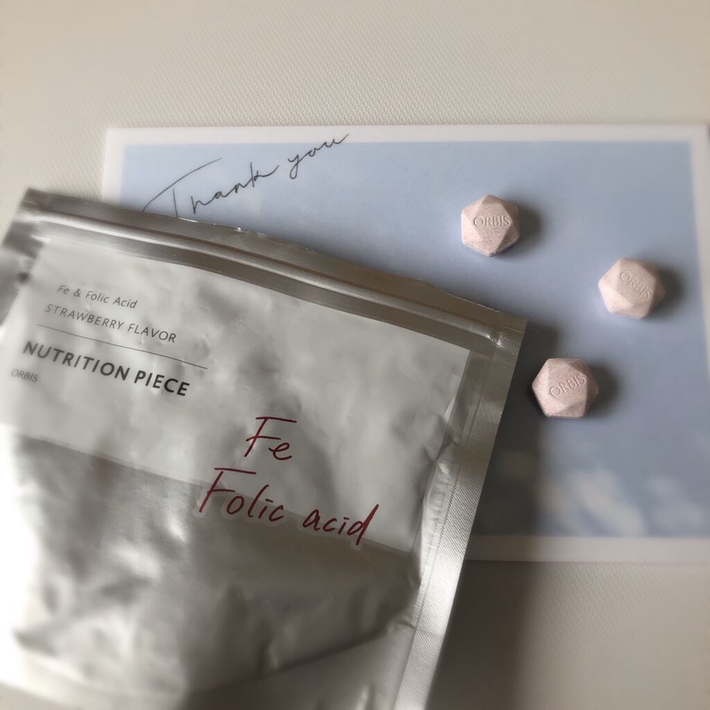 ニュートリションピース 鉄＆葉酸/オルビス/美容サプリメントを使ったクチコミ（1枚目）
