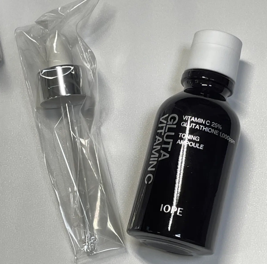 グルタ ビタミンC トーニング アンプル/IOPE/美容液を使ったクチコミ（2枚目）