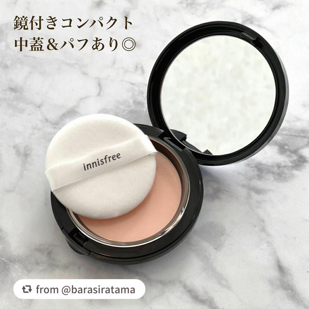 ポアブラー パクト/innisfree/プレストパウダーを使ったクチコミ(2枚目)