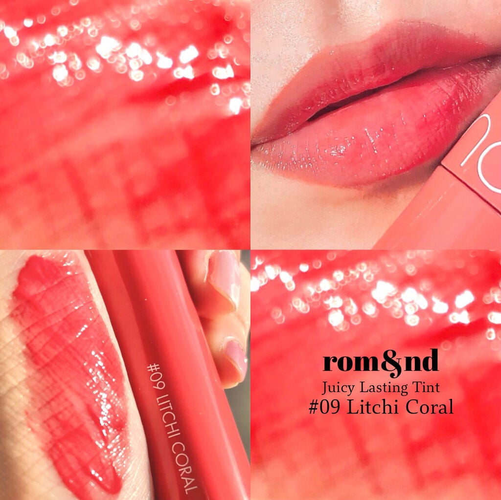 ジューシーラスティングティント/rom&nd/リップティントを使ったクチコミ(1枚目)