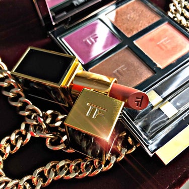 TOM FORD BEAUTY リップス アンド ボーイズのクチコミ「アイシャドウと一緒に買ったのは
トム フォード ビューティ リップ カラー　
2g/3,700.....」（1枚目）