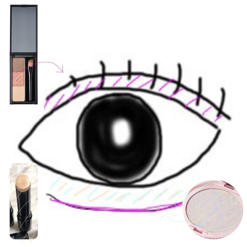 UR GLAM　EYEBROW POWDER/U R GLAM/パウダーアイブロウを使ったクチコミ（3枚目）