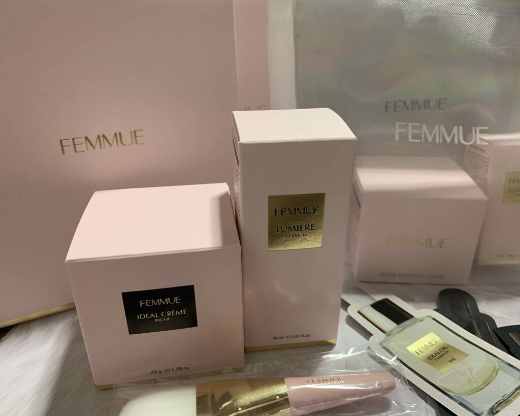 ドリームグロウマスク CP(肌引き締め・ブースター)/FEMMUE/シートマスク・パックを使ったクチコミ（1枚目）