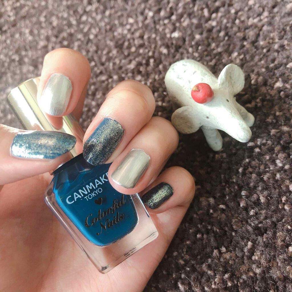 カラフルネイルズ/キャンメイク/マニキュアを使ったクチコミ（3枚目）
