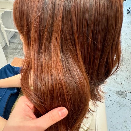 ♡a y a n e♡ 美容師✂️ 【フォロバ100】 on LIPS 「..🍊Bleachなしで徐々に明るくしていた髪にon♡#オレン..」(1枚目)