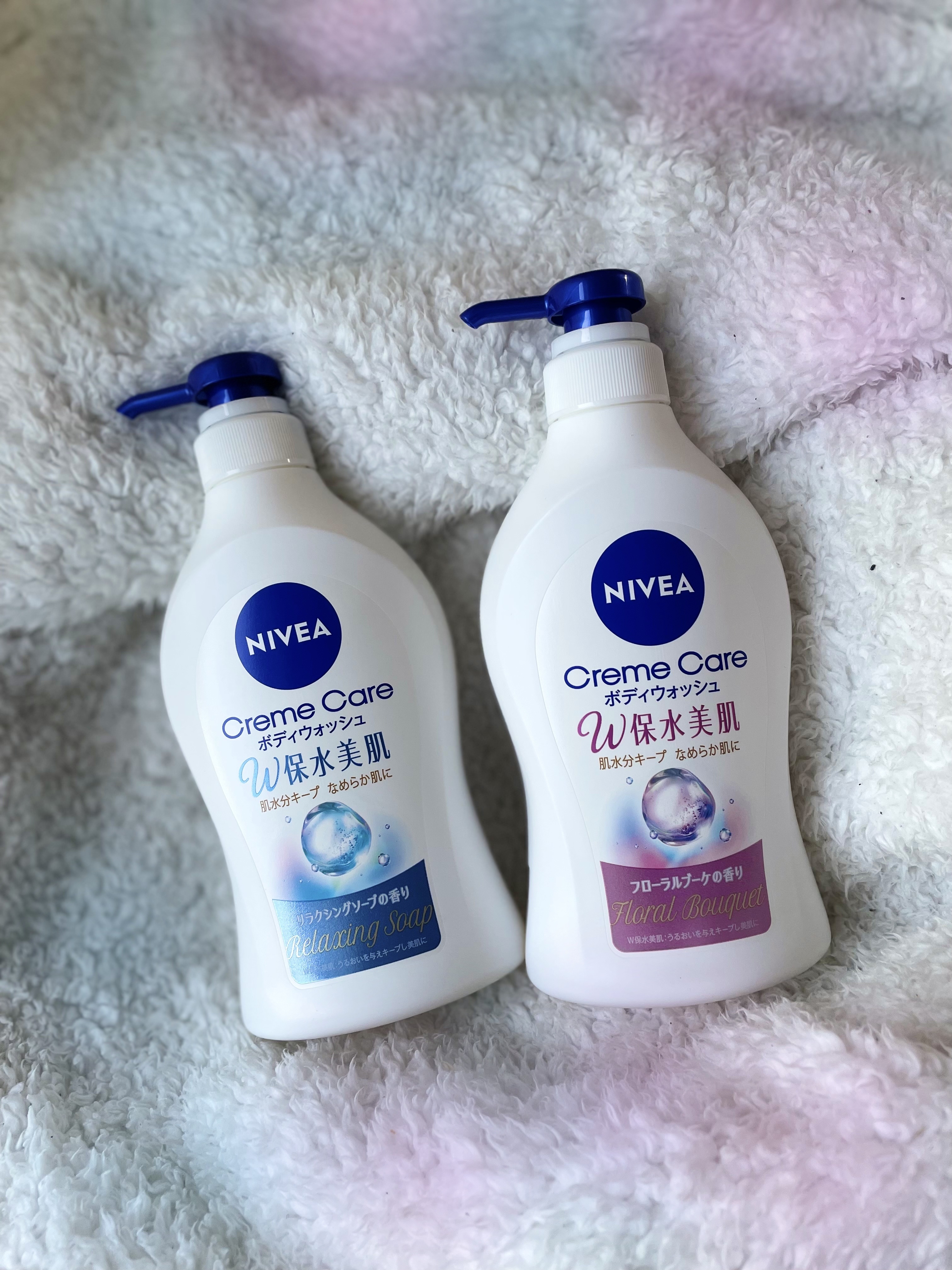 クリームケア ボディウォッシュ W保水美肌 フローラルブーケの香り/ニベア/ボディソープを使ったクチコミ（1枚目）