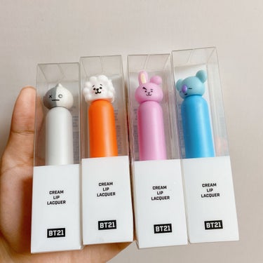 BT21 × VT Cosmetic glow  lip lacquer/VT/リップグロスを使ったクチコミ（5枚目）