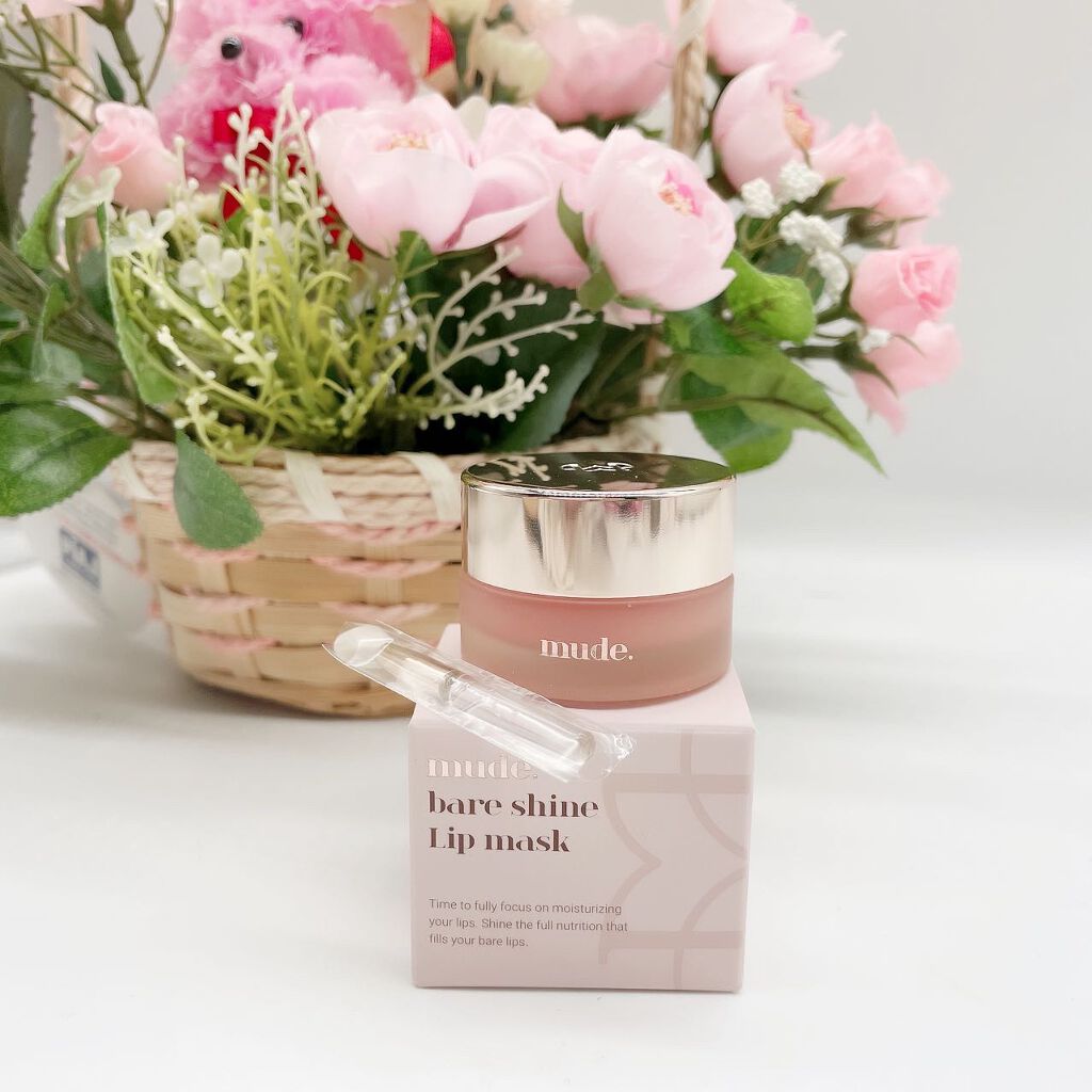 ベアーシャインリップマスク/mude/リップマスクを使ったクチコミ(1枚目)