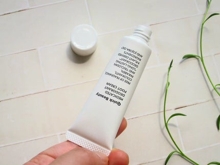 QB 薬用デオドラントフットクリーム 40C/クイックビューティー/デオドラント・制汗剤を使ったクチコミ(2枚目)