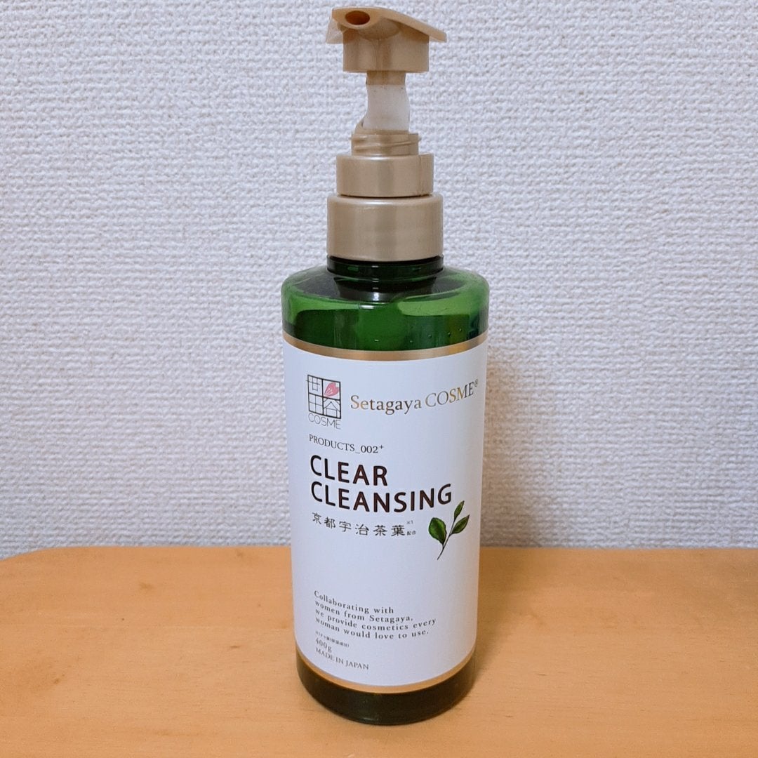 クリアクレンジング 京都宇治茶葉/世田谷コスメ/クレンジングジェルを使ったクチコミ(1枚目)