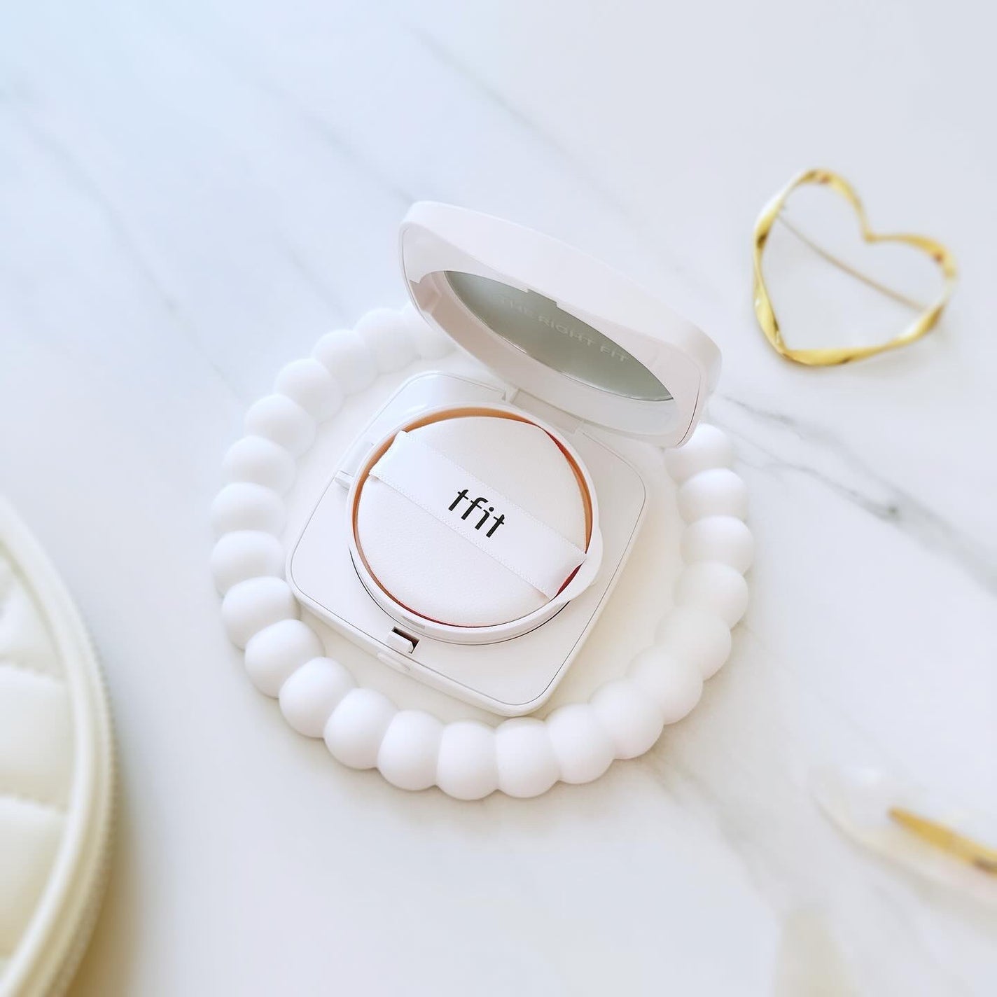 レイヤリングフィットカバークッションEX/TFIT/クッションファンデーションを使ったクチコミ(3枚目)