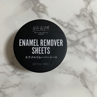 UR GLAM　ENAMEL REMOVER SHEETS/U R GLAM/除光液を使ったクチコミ（1枚目）