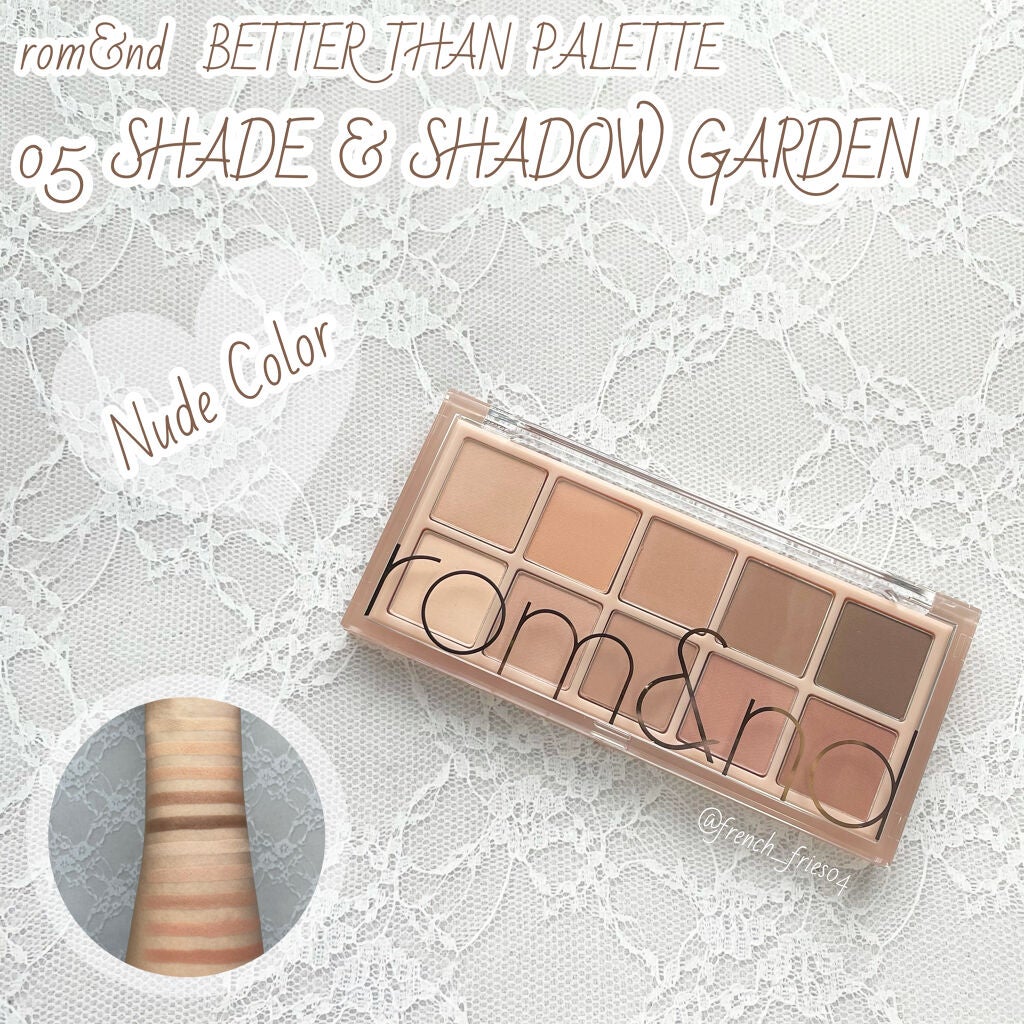 ベターザンパレット/rom&nd/アイシャドウパレットを使ったクチコミ(1枚目)