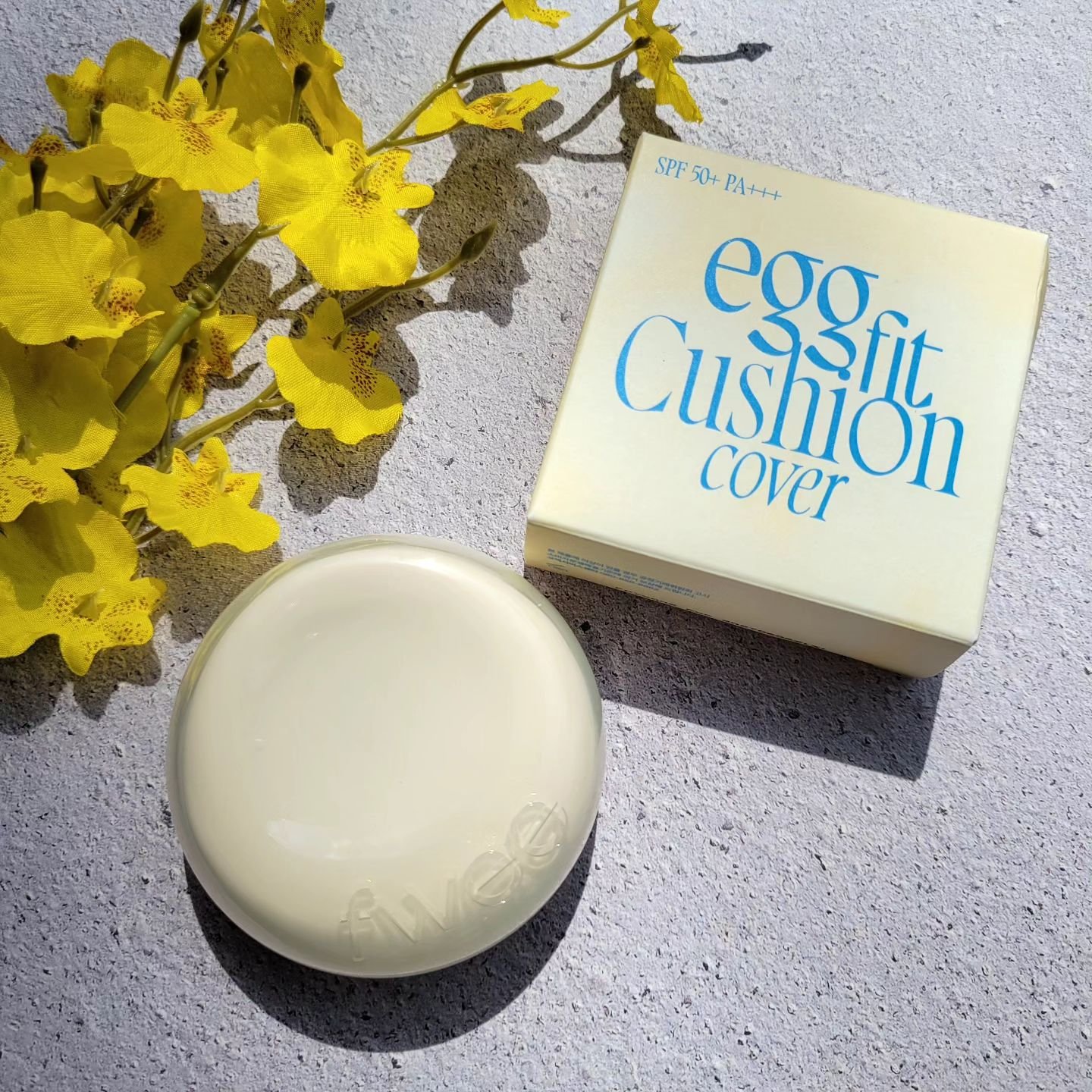 フィー クッションエッグフィットカバー 1.5 ピーチ/fwee/クッションファンデーションを使ったクチコミ（2枚目）